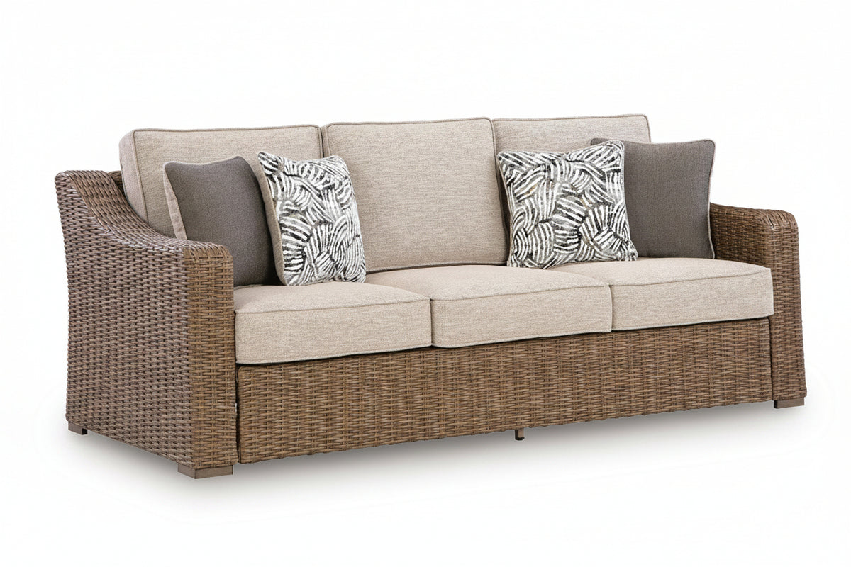 Laguna Heights - Sofa With Cushion - Beige