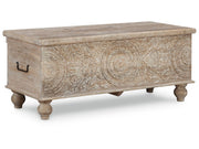 Fossil Ridge - Storage Bench - Beige