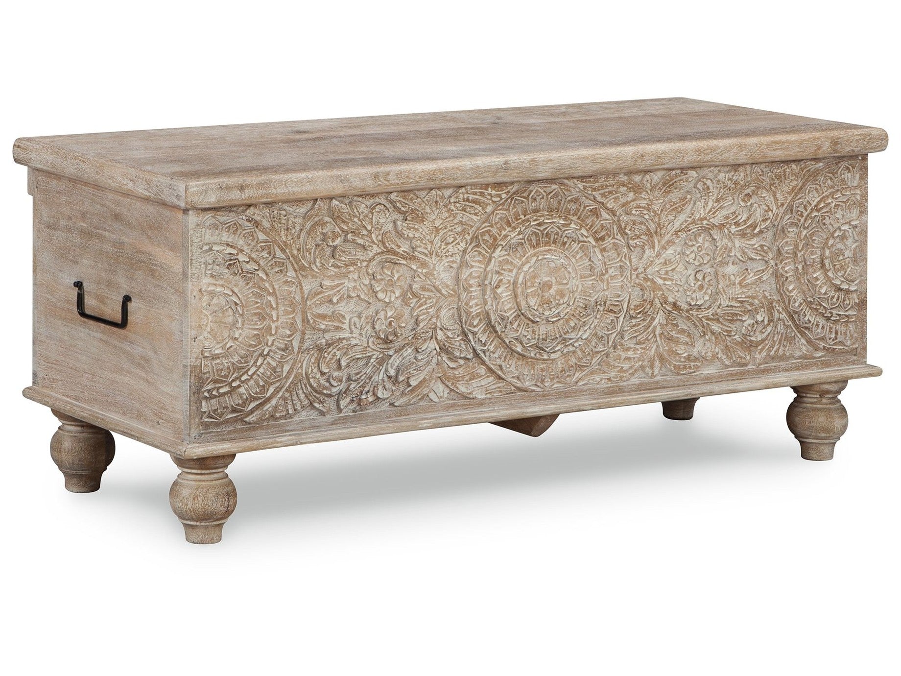 Fossil Ridge - Storage Bench - Beige