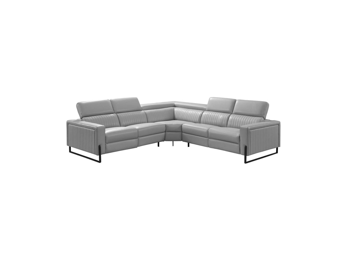 2787 - Sectional With Recliners - Gray