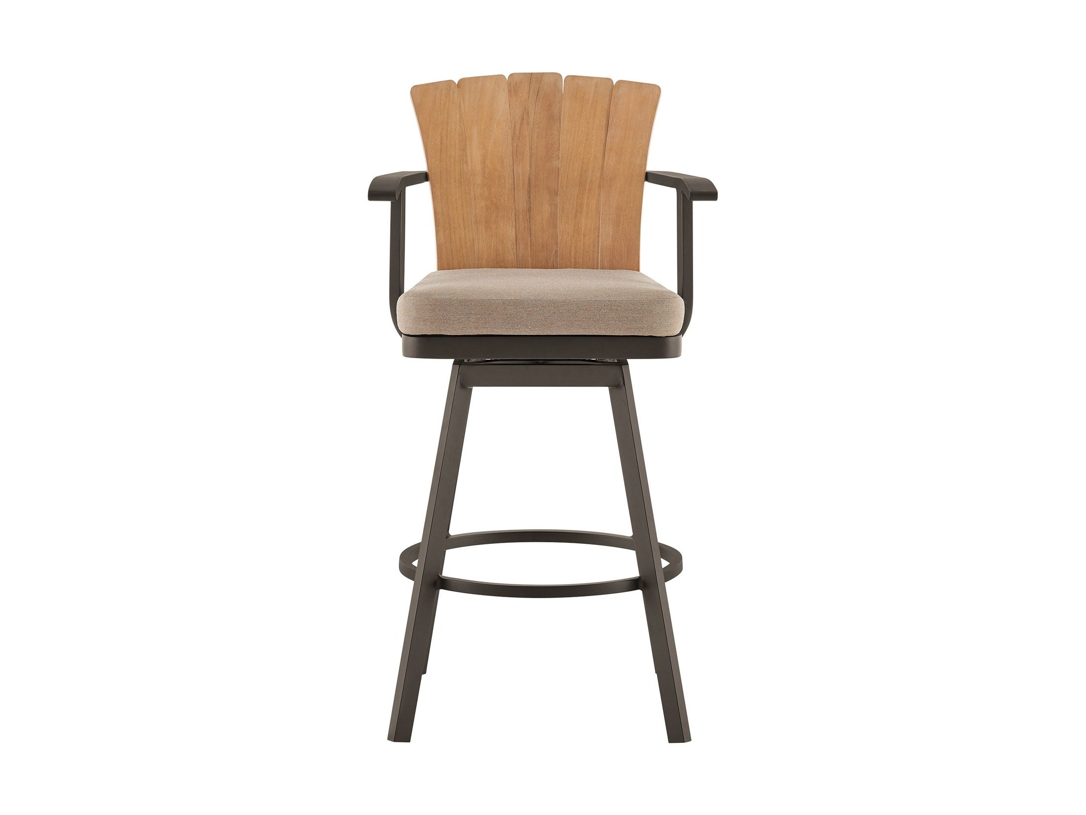 Hazel - Outdoor Patio Swivel Bar Stool