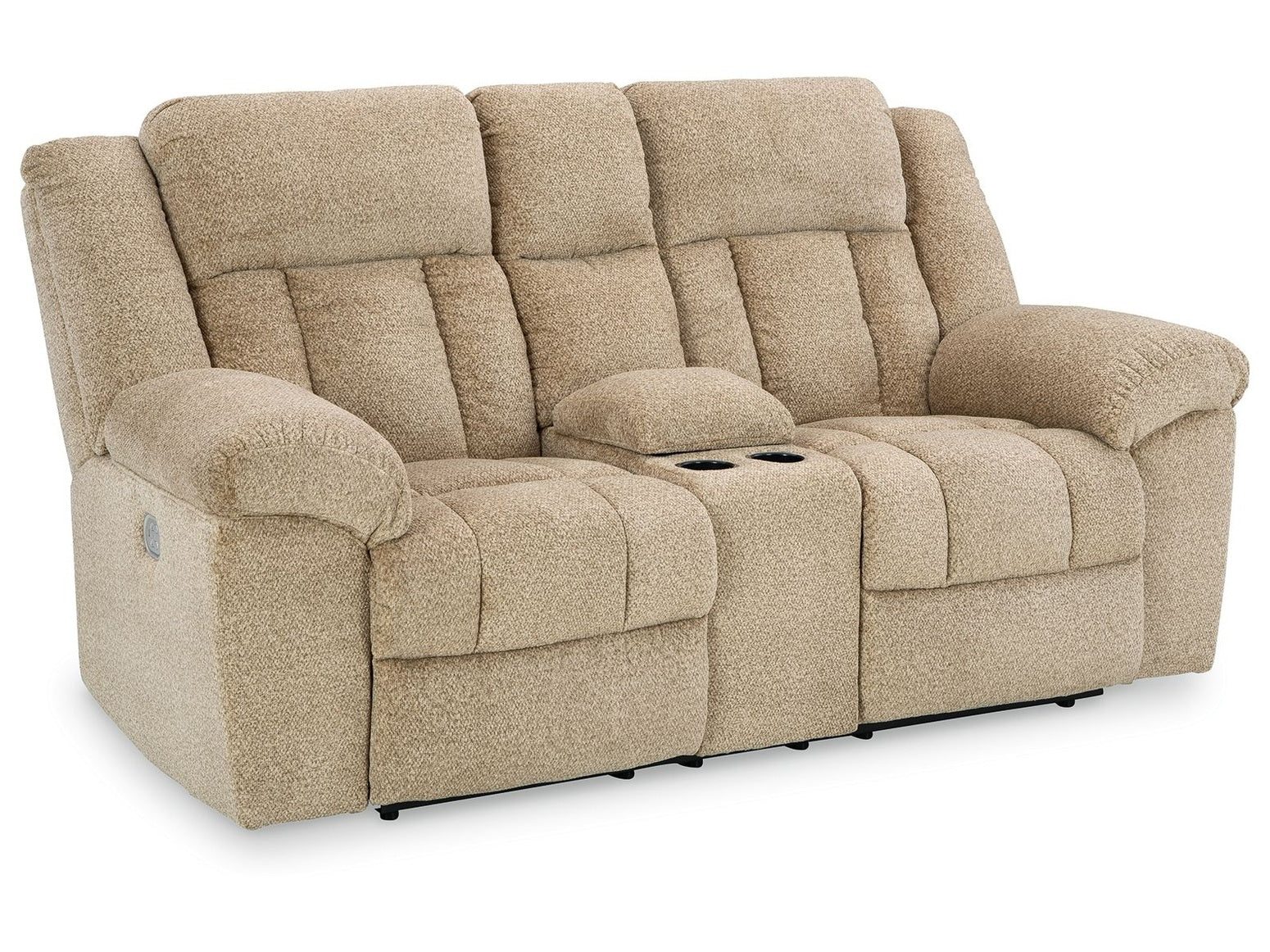 Tip-Off - Power Reclining Loveseat With Console / Adj Headrest