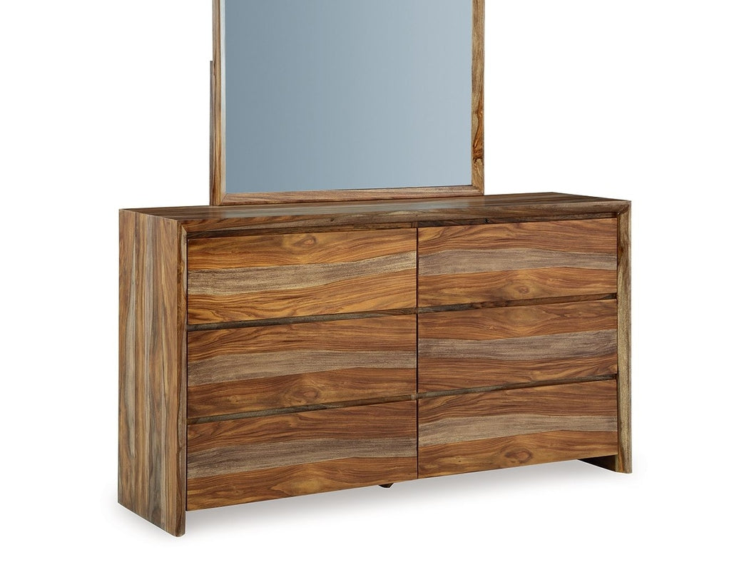 Dressonni - Dresser And Mirror - Brown