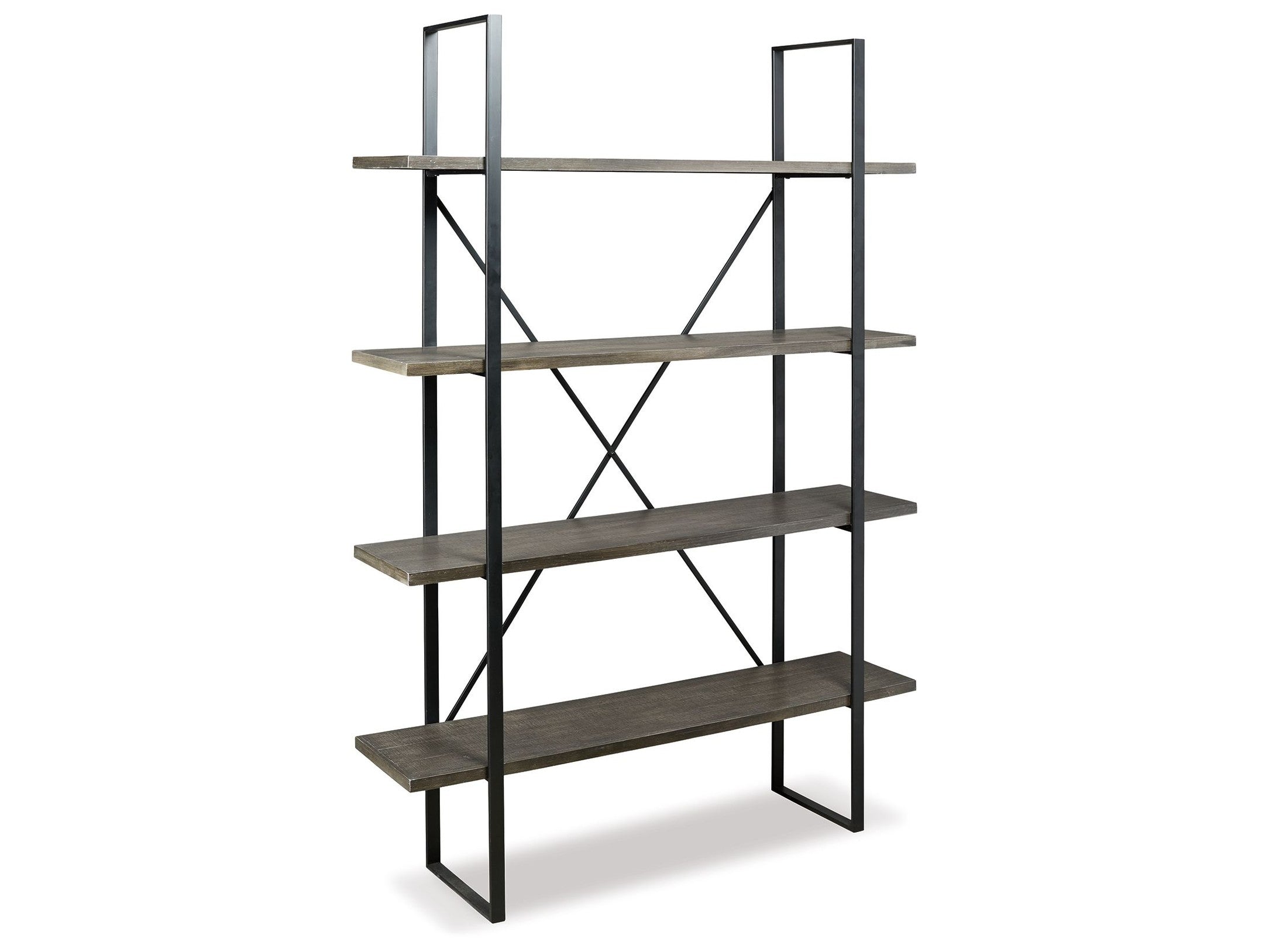 Gilesgrove - Bookcase - Black / Gray