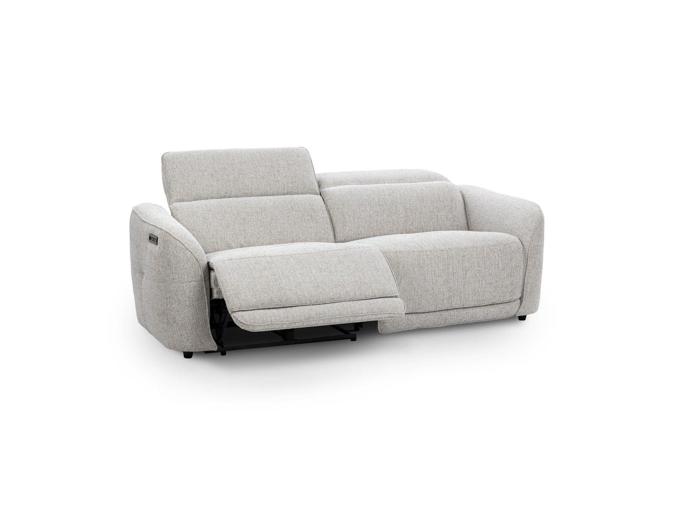 Ostend - Upholstered Power Recliner Sofa - Gray