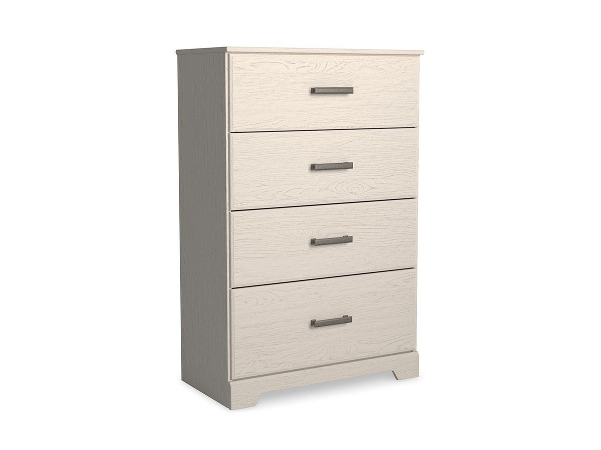 Stelsie - Four Drawer Chest - White