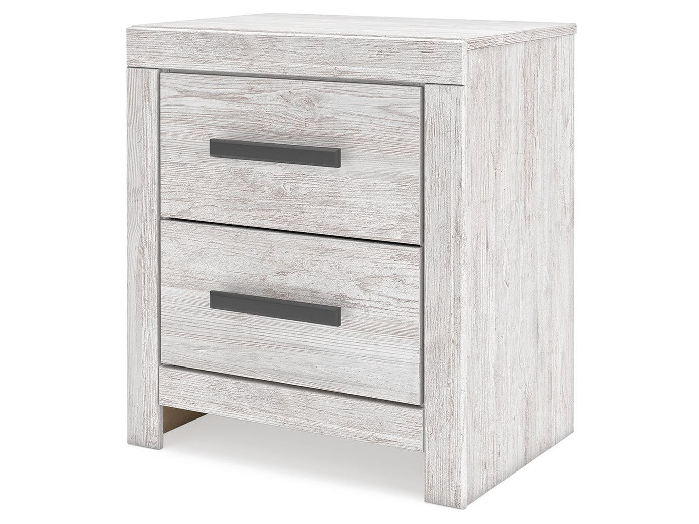 Cayboni - Two Drawer Night Stand - Whitewash