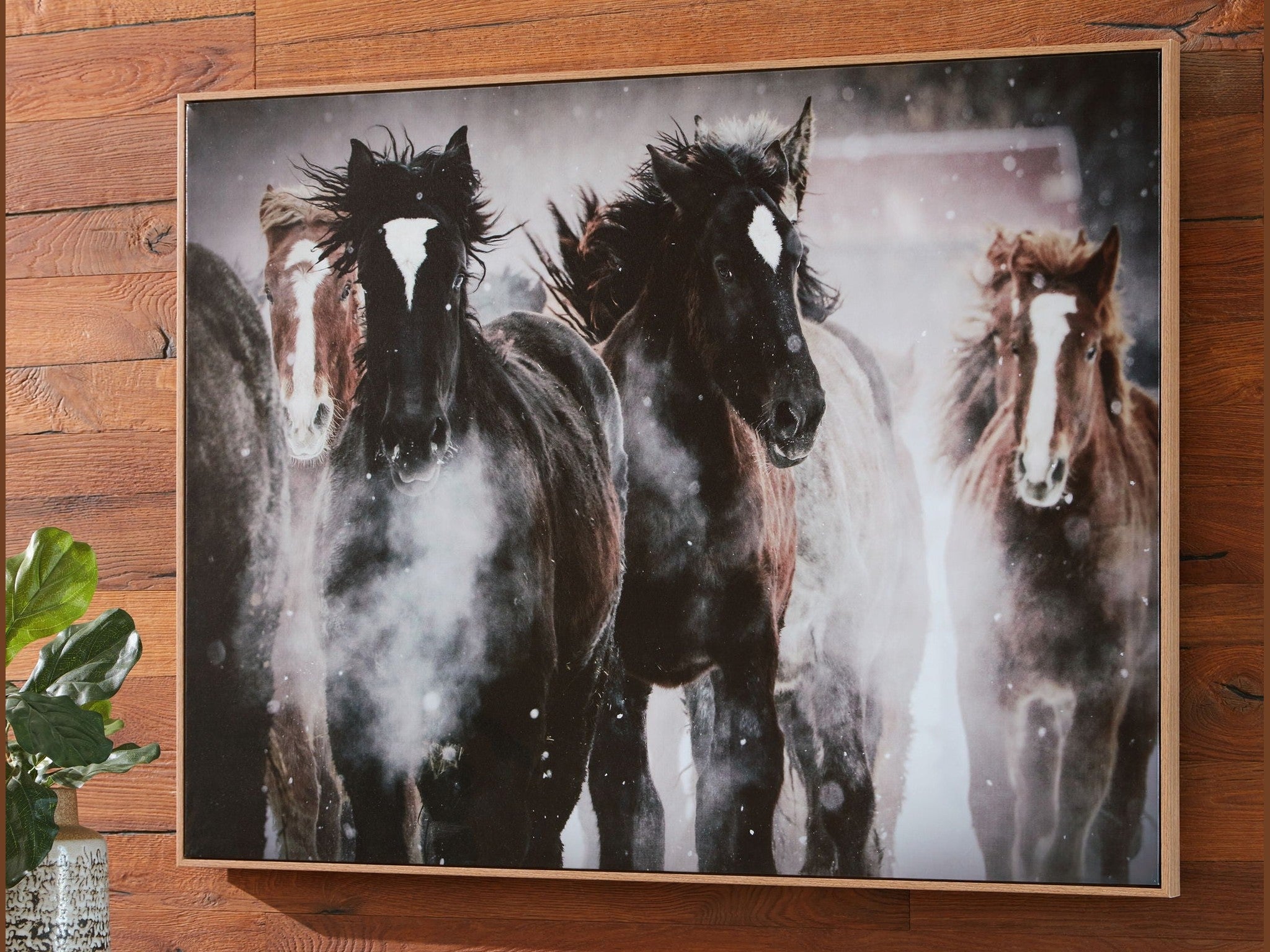 Chaseburn - Wall Art - Brown / Black / White