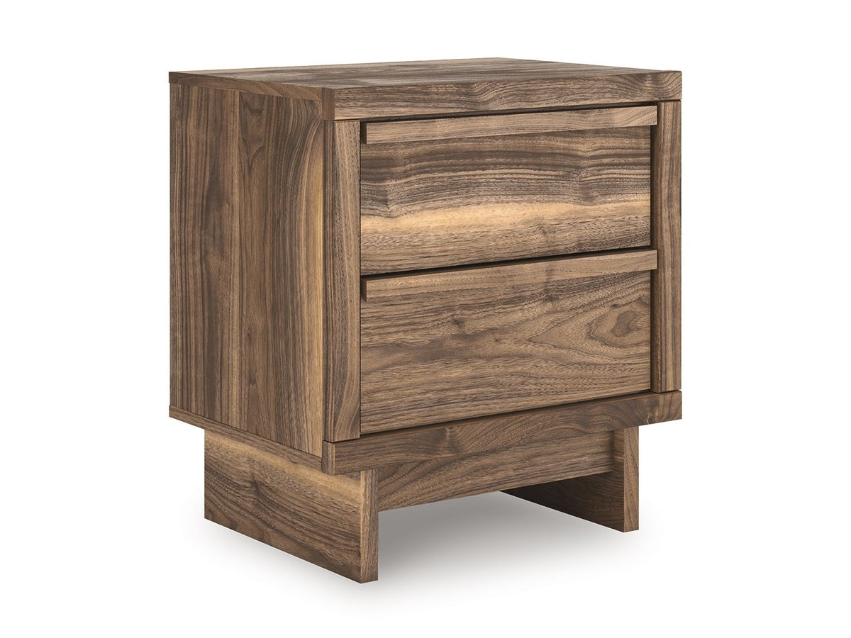 Chirason - Two Drawer Night Stand - Brown