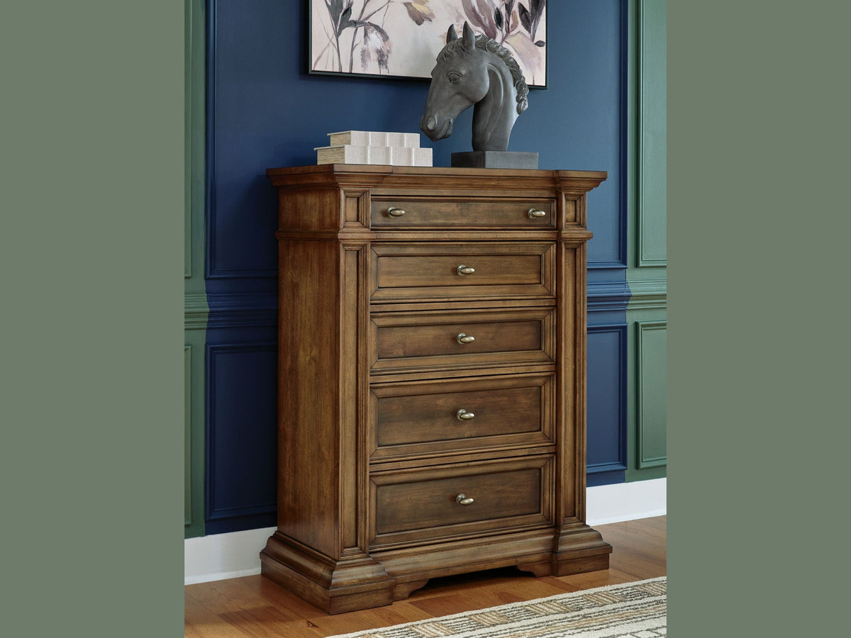 Frantanna - Five Drawer Chest - Brown