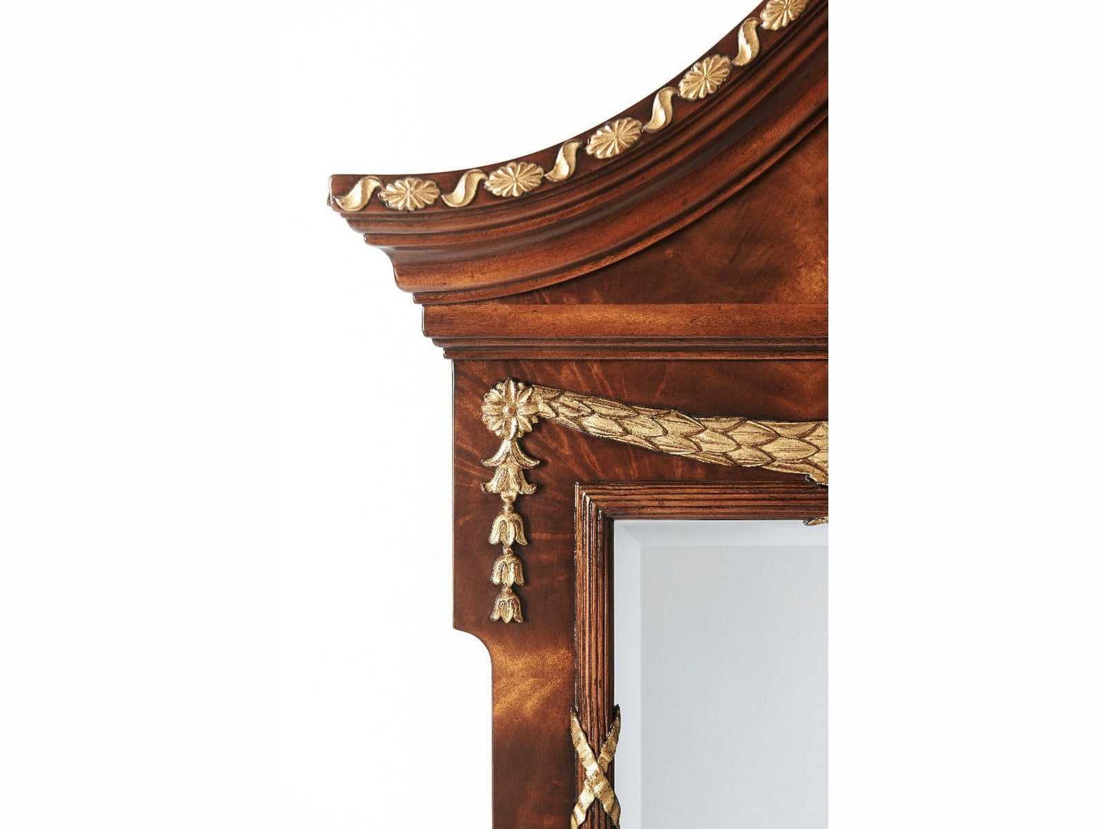 Theodore Alexander The India Silk Bedroom Wall Mirror