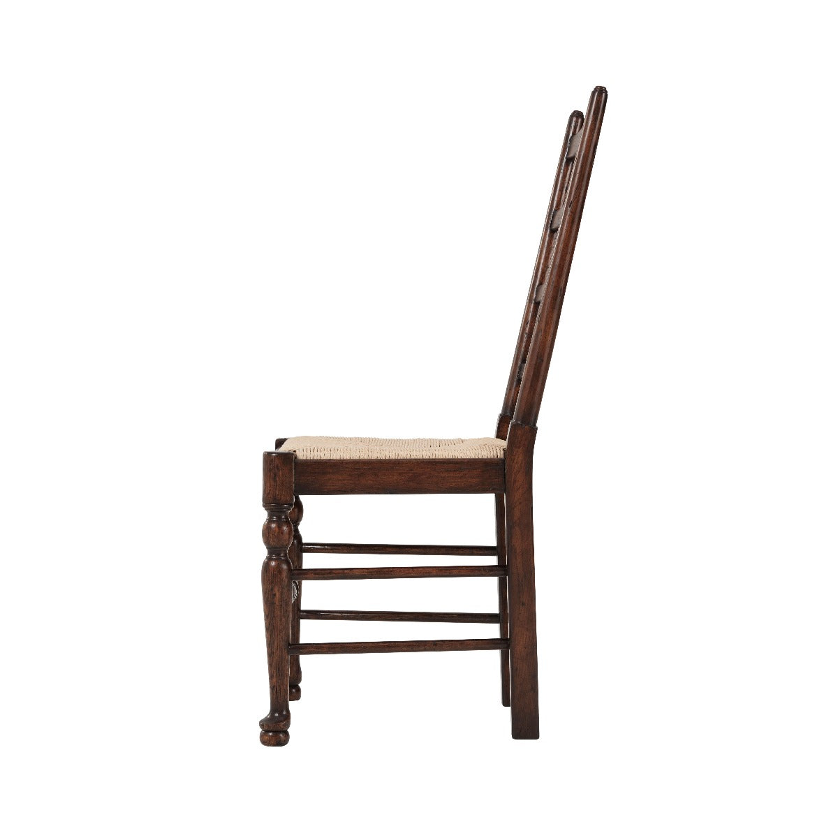 Theodore Alexander Victory Oak Ladderback Side Chair