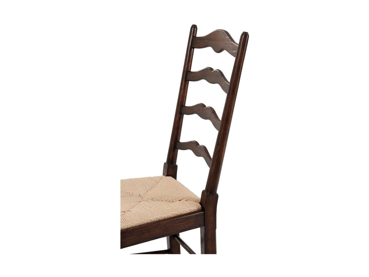 Theodore Alexander Victory Oak Ladderback Side Chair