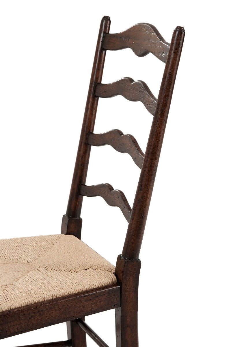 Theodore Alexander Victory Oak Ladderback Side Chair