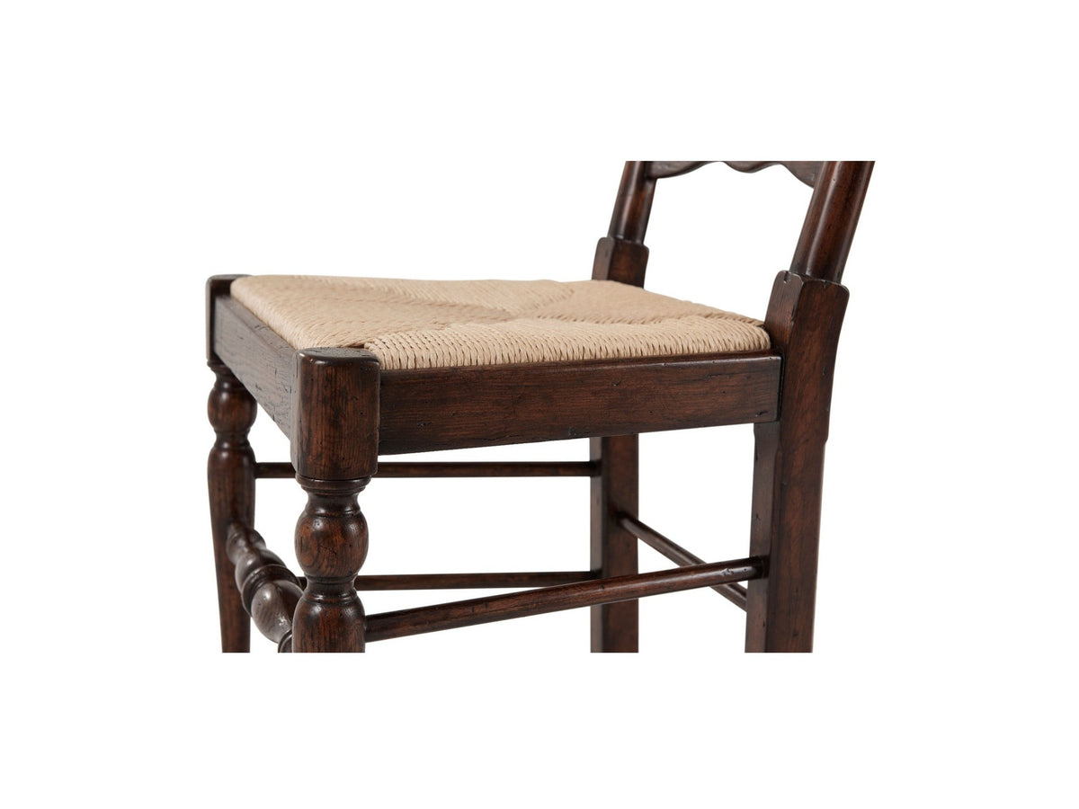 Theodore Alexander Victory Oak Ladderback Side Chair