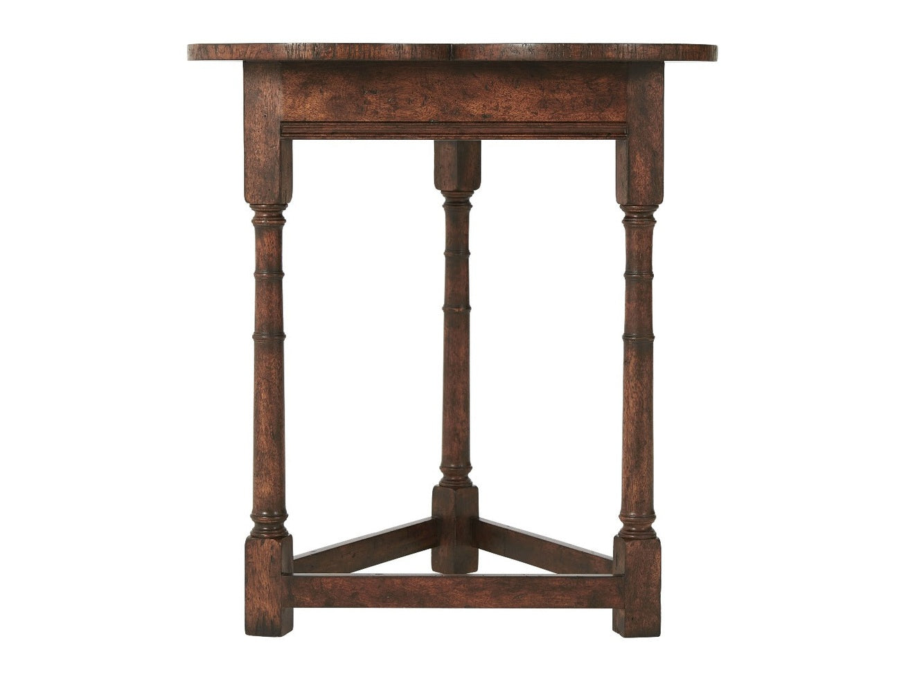 Theodore Alexander Oak Clover Accent Table