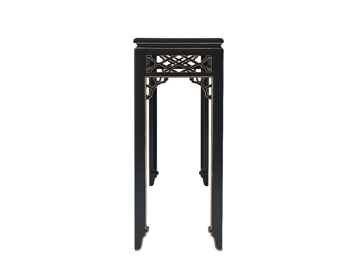 Theodore Alexander Long Hall Chinoiserie Console Table