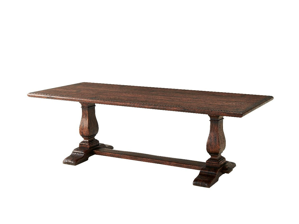 Theodore Alexander Victory Oak Refectory Dining Table