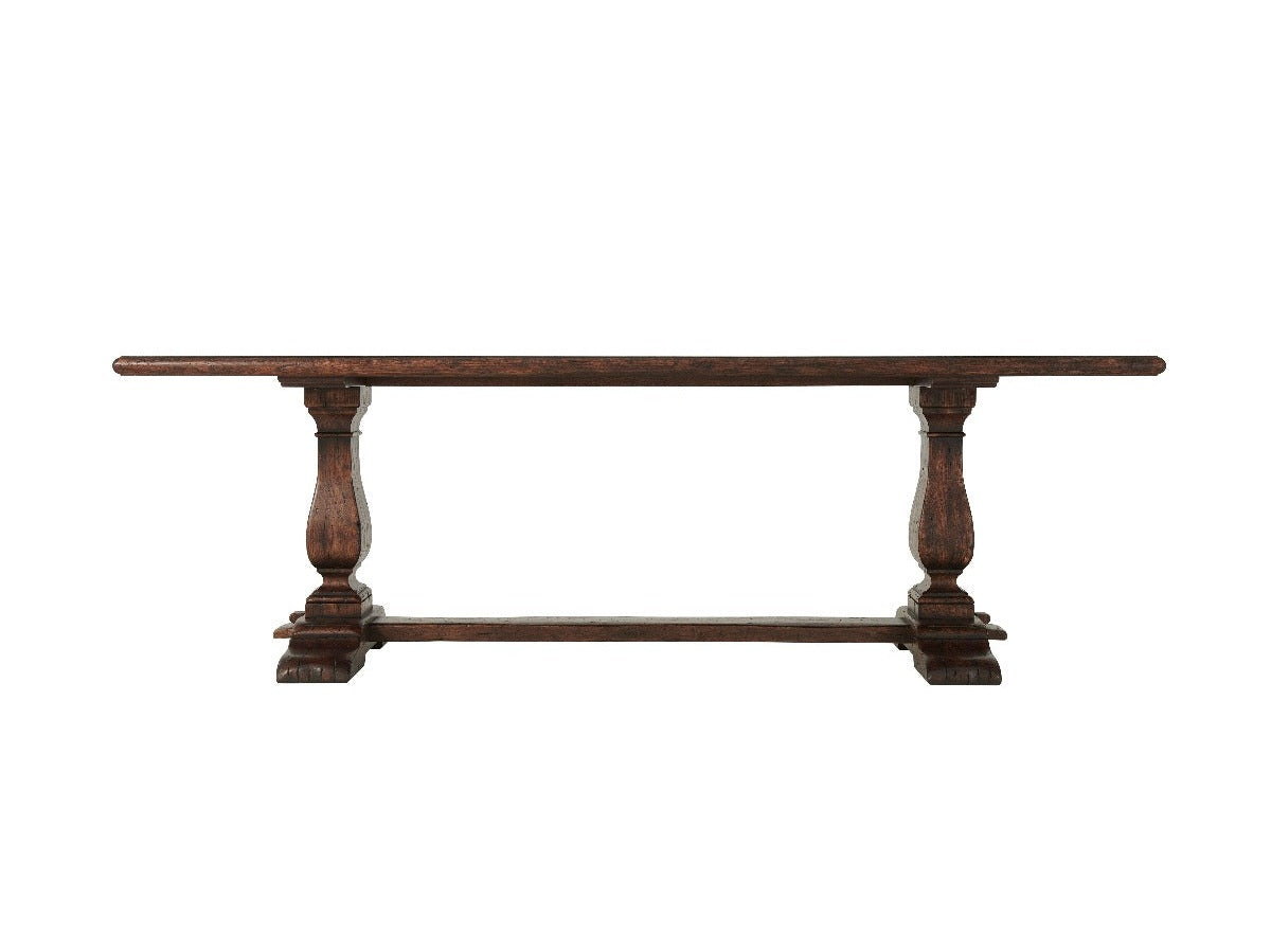 Theodore Alexander Victory Oak Refectory Dining Table