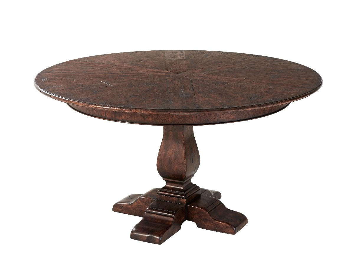 Theodore Alexander Victory Oak Jupe Dining Table