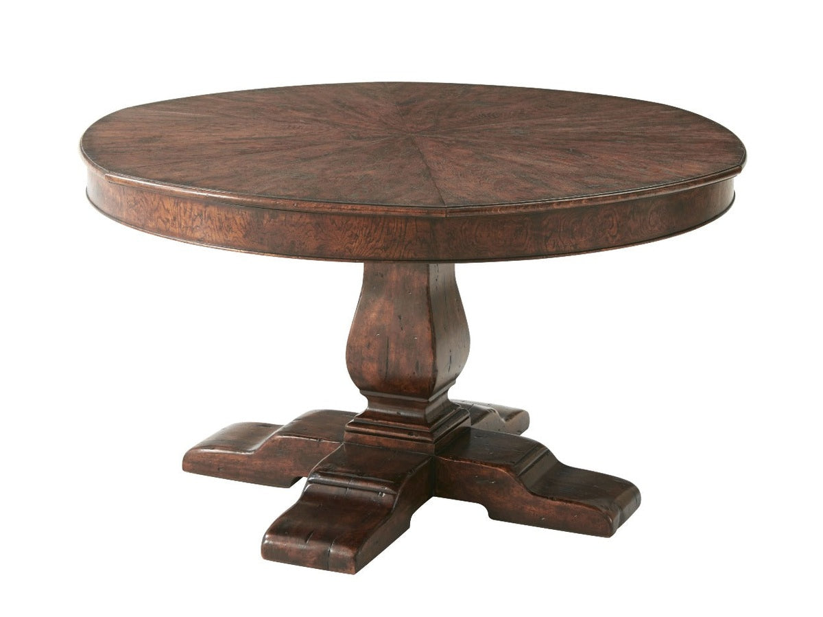 Theodore Alexander Victory Oak Jupe II Dining Table