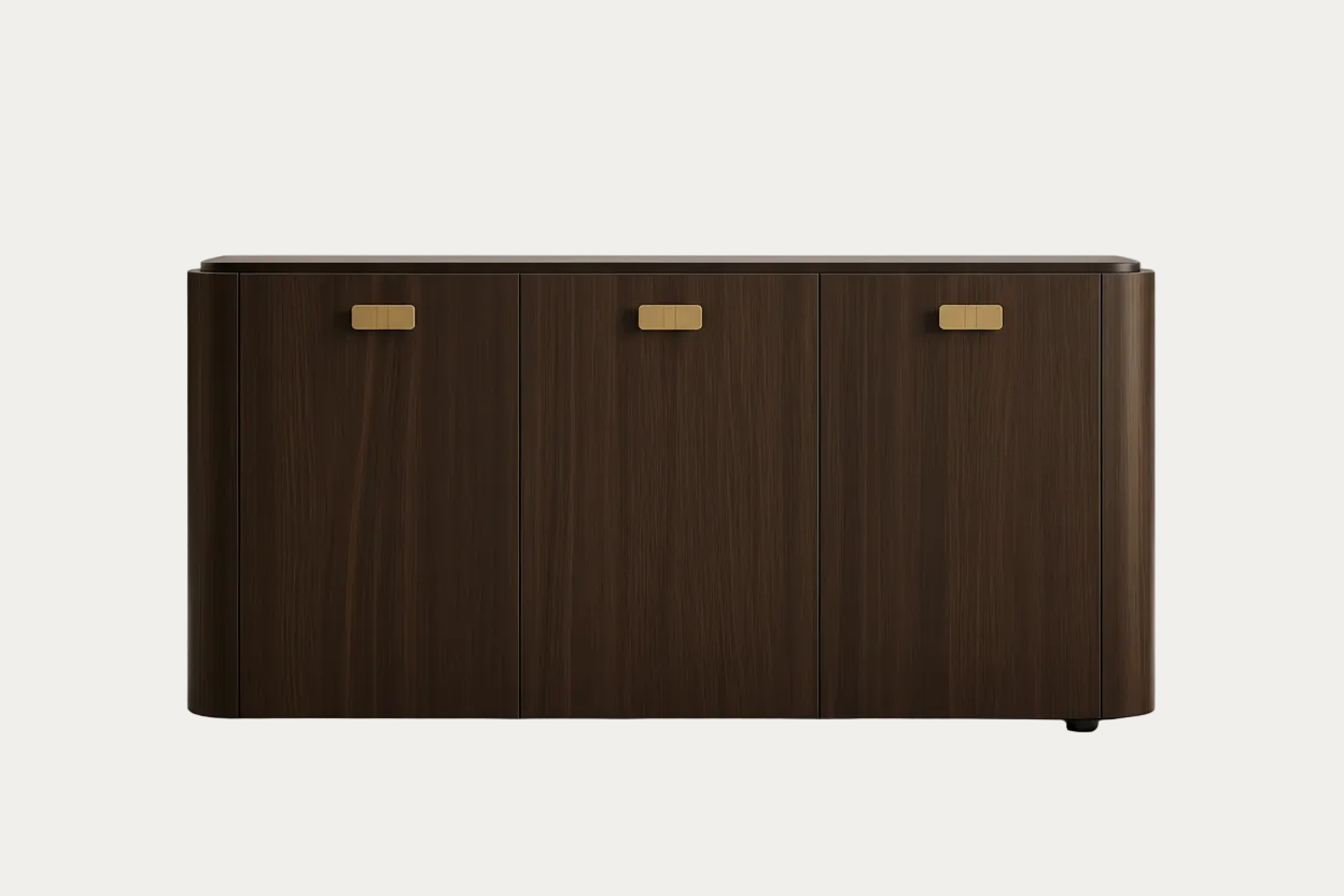 Appia 3-Door sideboard on a white background.