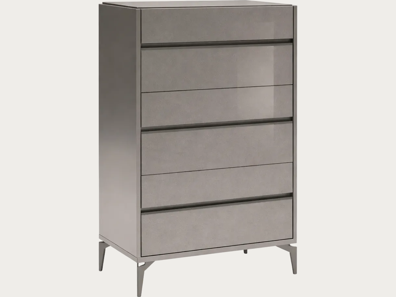 Graphite 5-drawer chest by ALF Italia