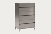 Graphite 5-drawer chest by ALF Italia