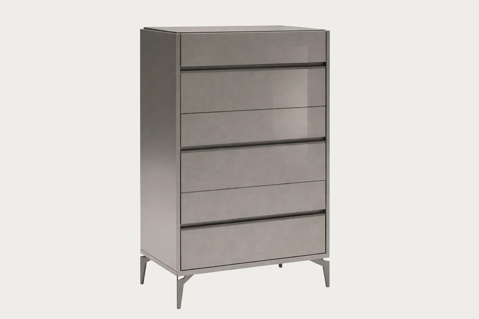 Graphite 5-drawer chest by ALF Italia