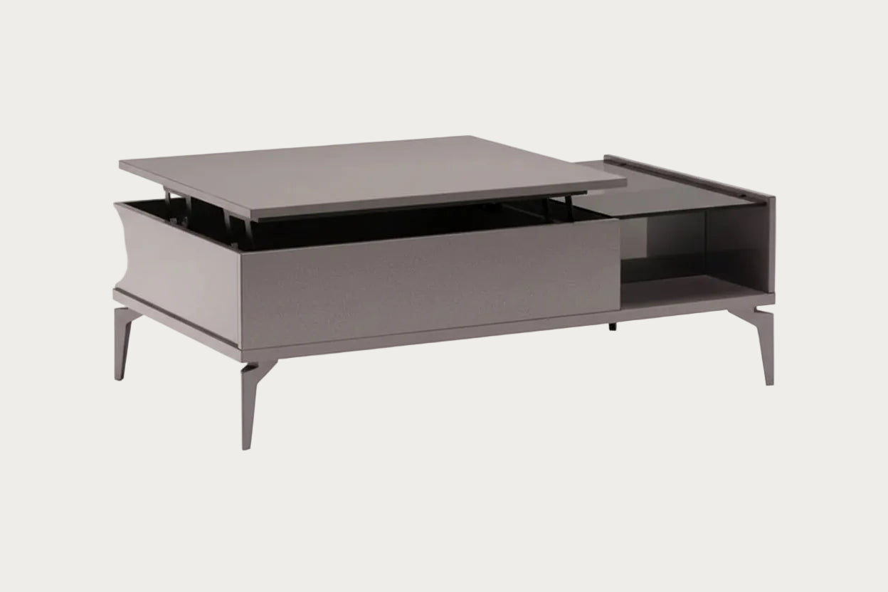 Graphite coffee table with the lift top by ALF Italia