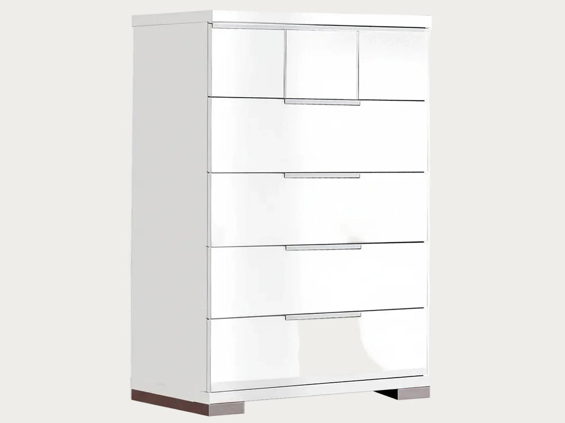 Asti white chest of drawers by ALF Italia