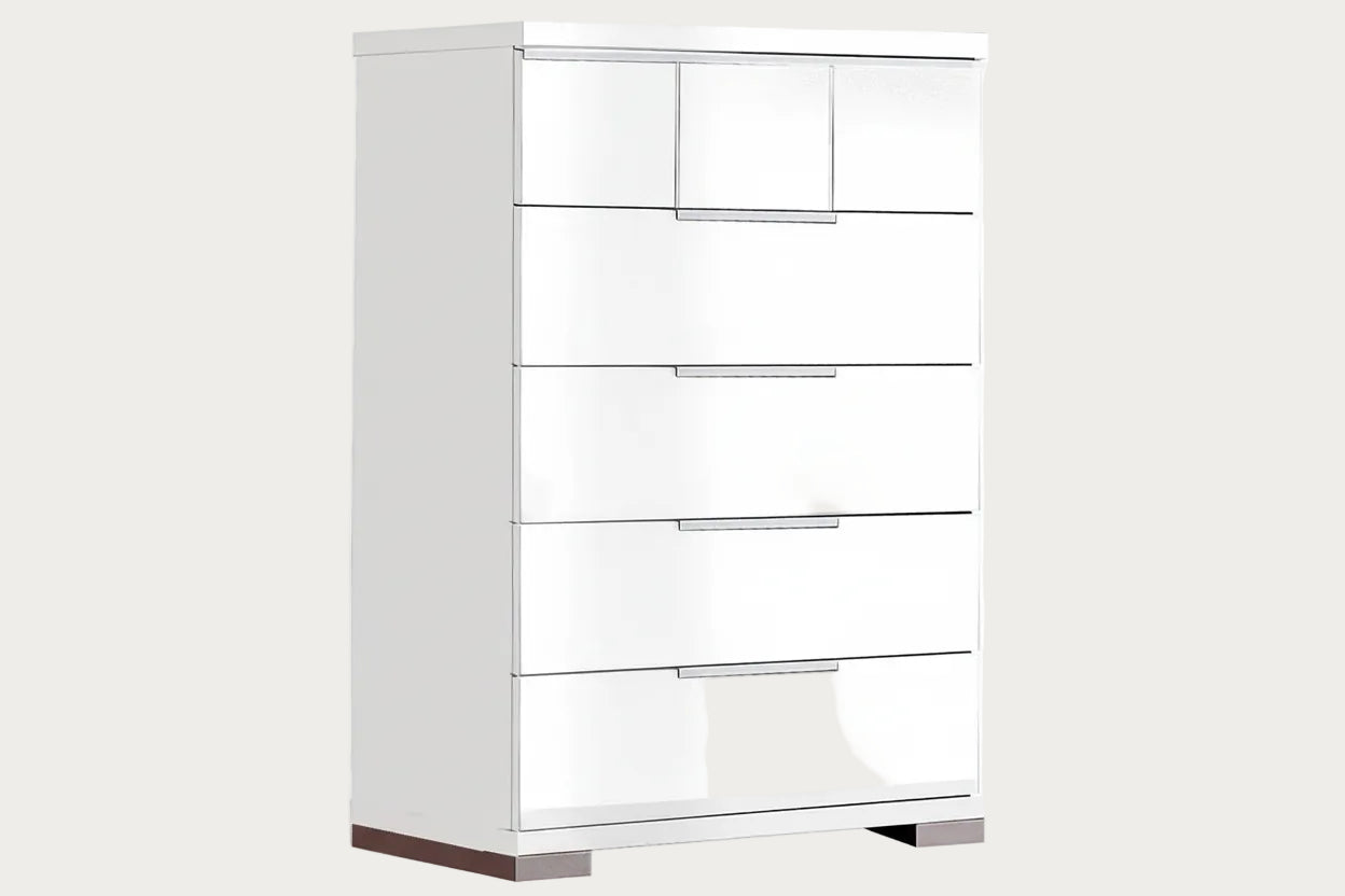 Asti white chest of drawers by ALF Italia