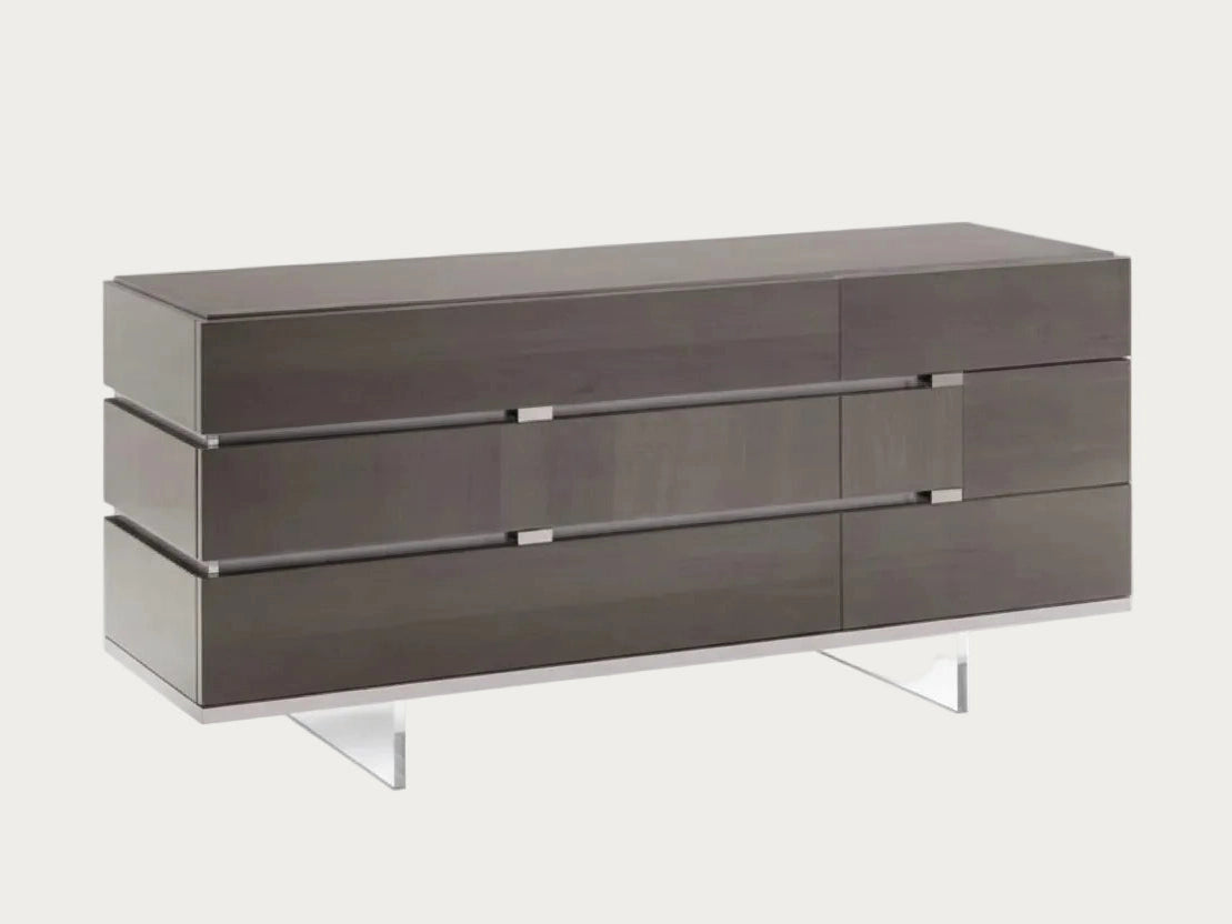 Athena gray dresser