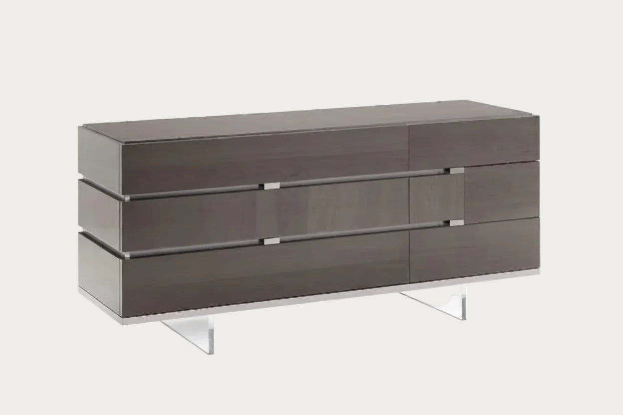 Athena gray dresser