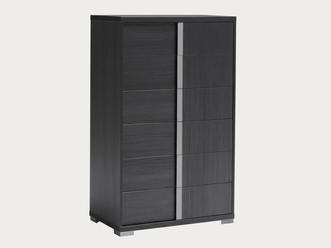 Etna dark gray chest of drawers