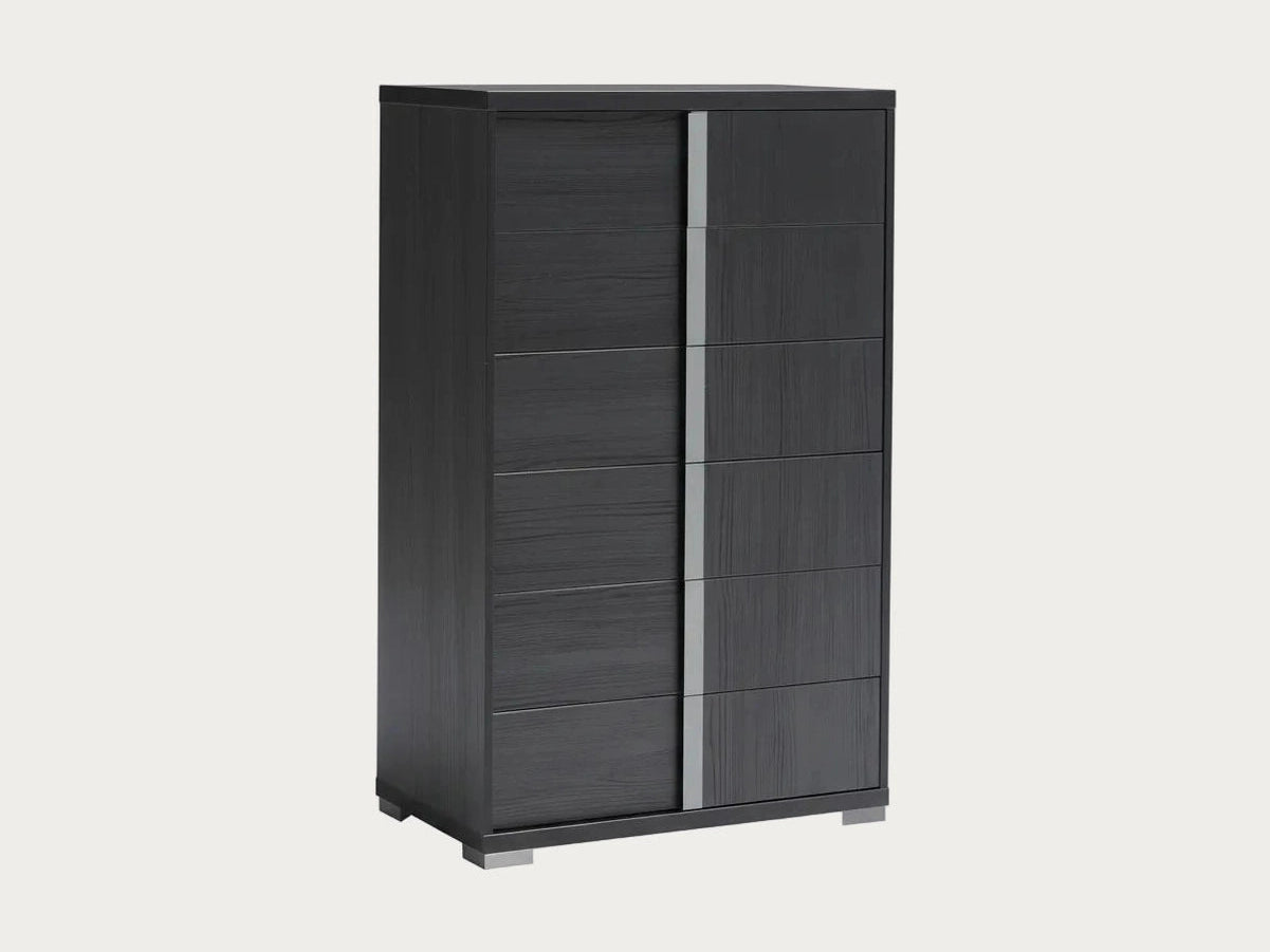 Etna dark gray chest of drawers