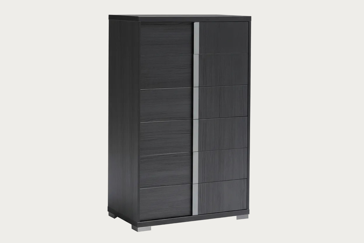 Etna dark gray chest of drawers