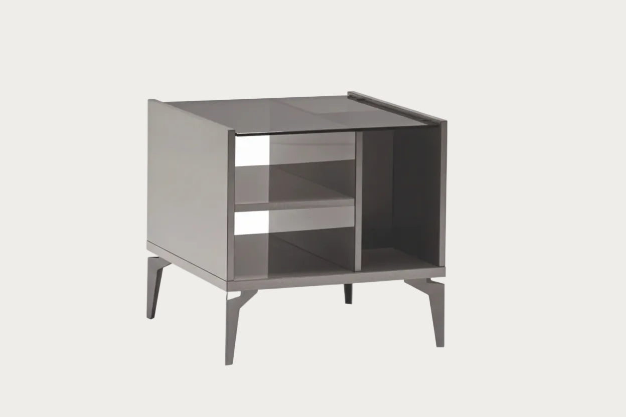 Graphite end table by ALF Italia