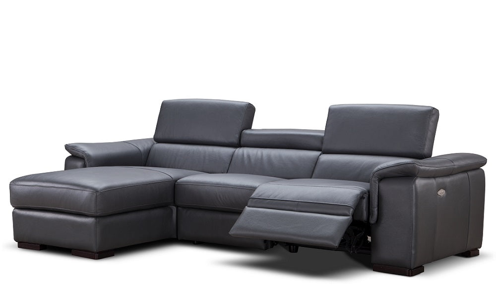 Allegra Leather Sectional Recliner