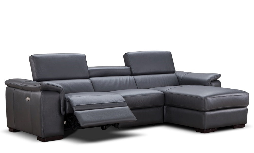 Allegra Leather Sectional Recliner
