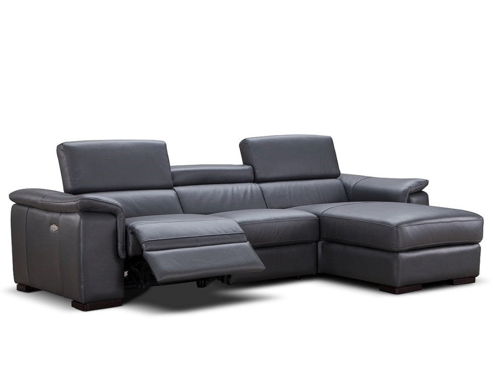 Allegra Leather Sectional Recliner