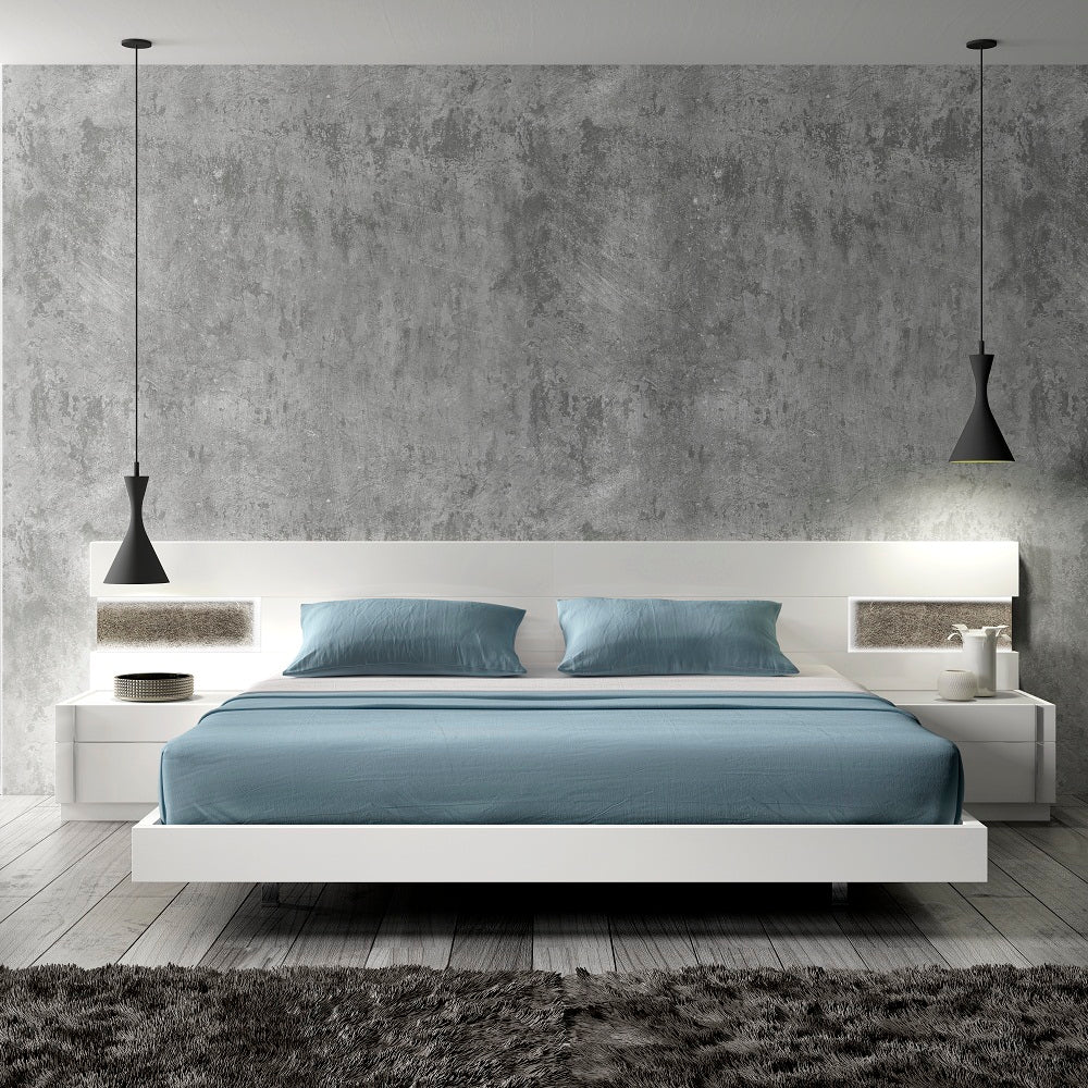 Amora Modern Platform Bed