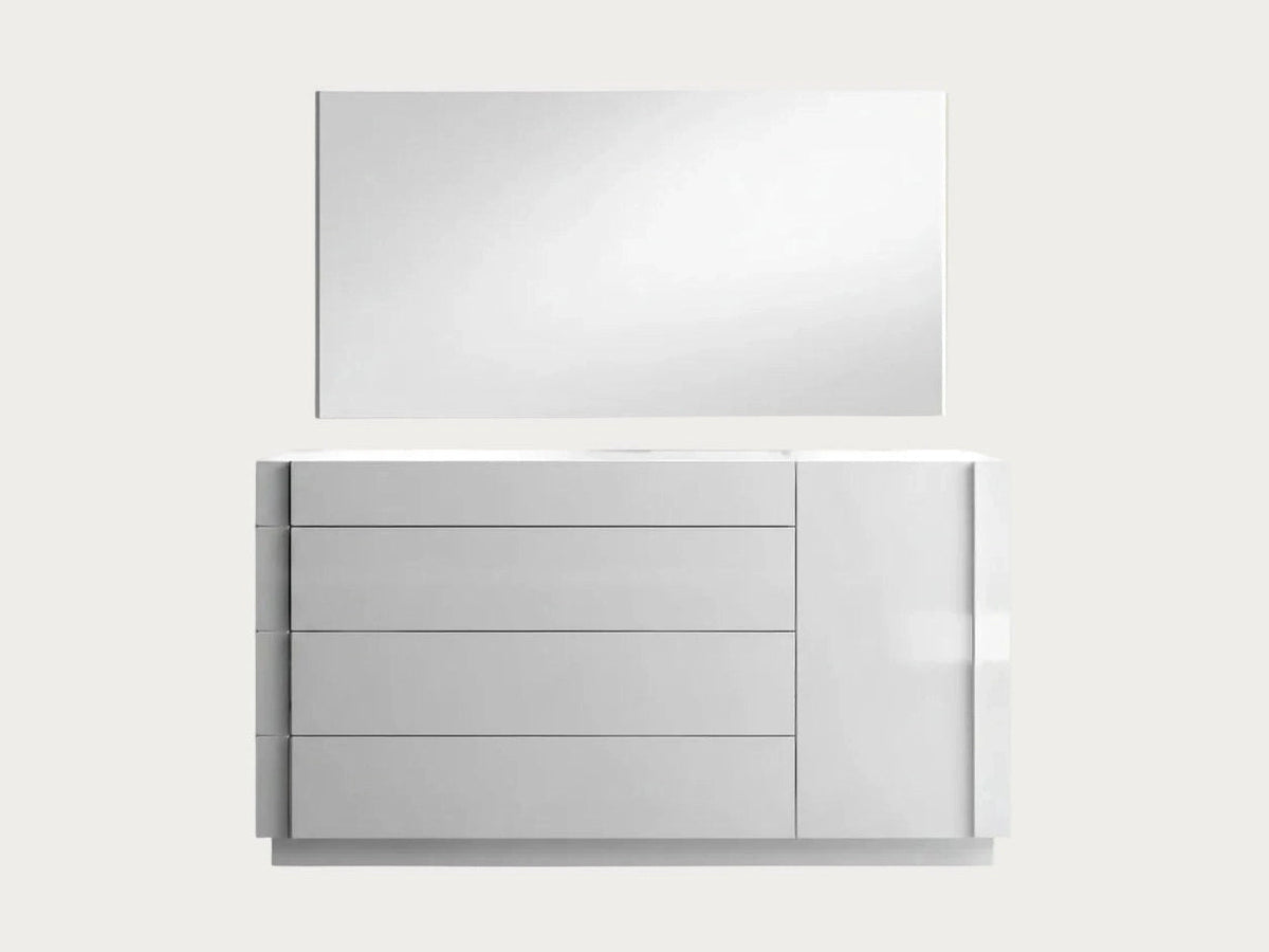 Amora Dresser and Mirror by J&M
