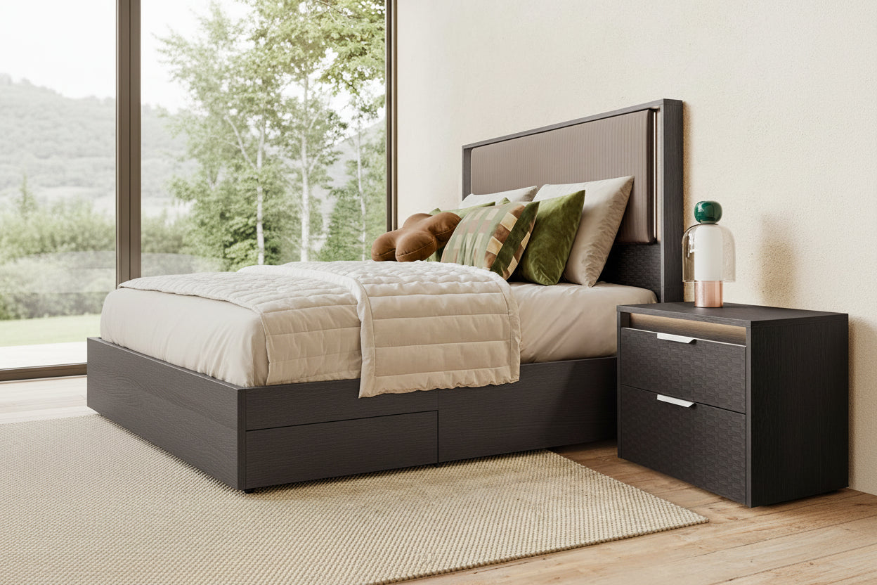Amy 2-Drawer Nightstand