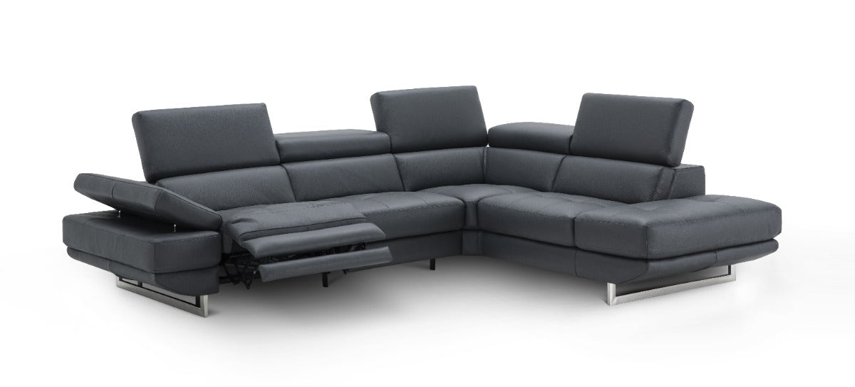 Annalaise Recliner Leather Sectional