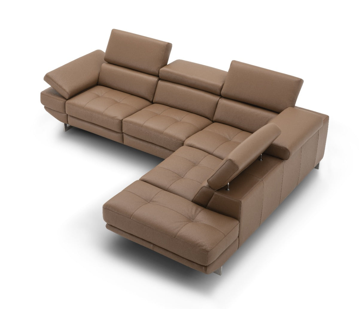 Annalaise Recliner Leather Sectional