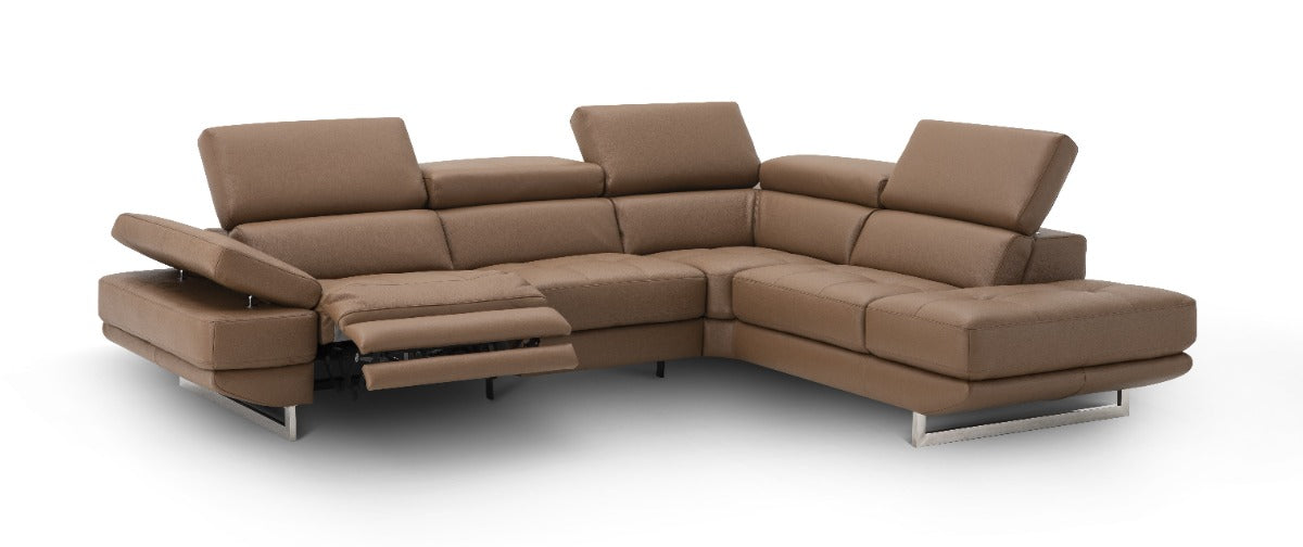 Annalaise Recliner Leather Sectional