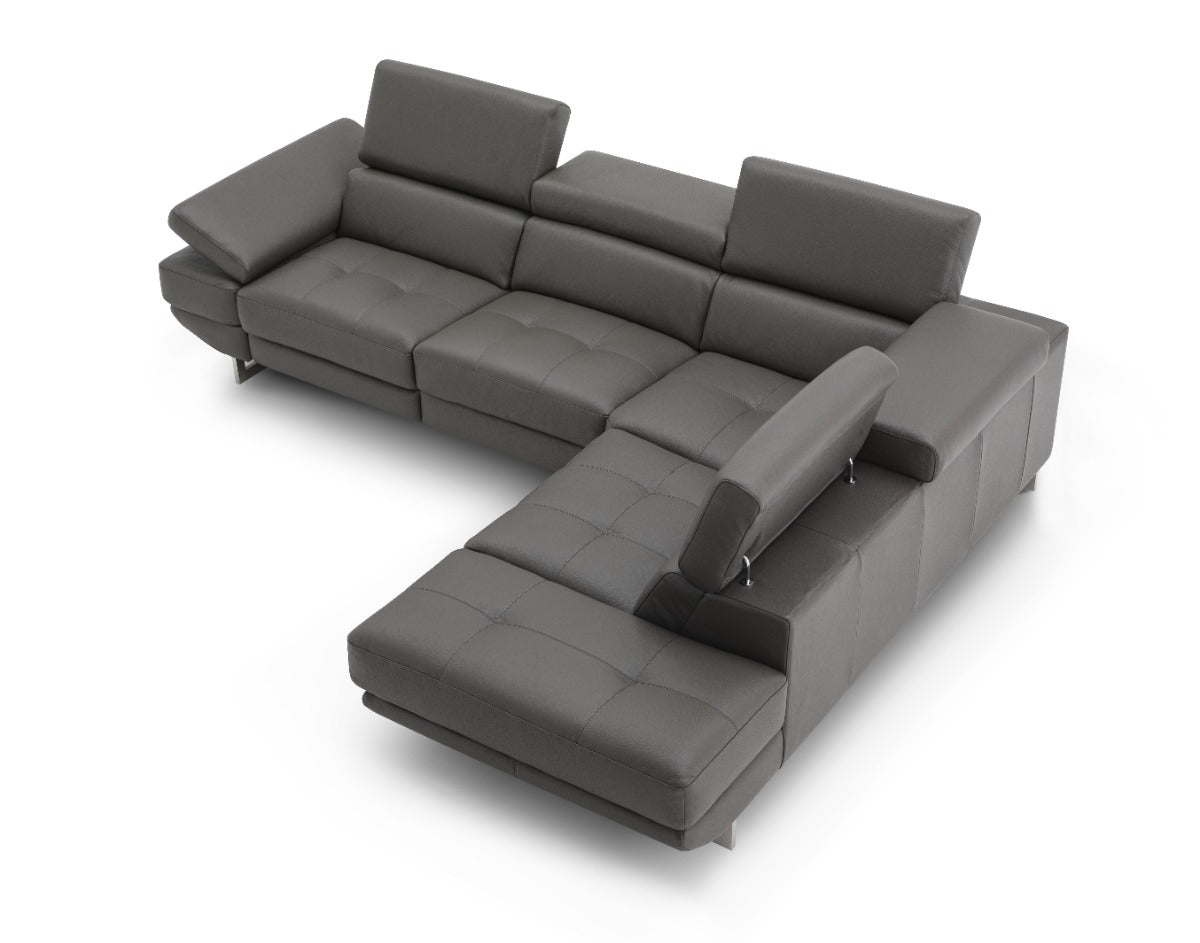 Annalaise Recliner Leather Sectional