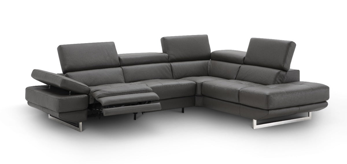 Annalaise Recliner Leather Sectional