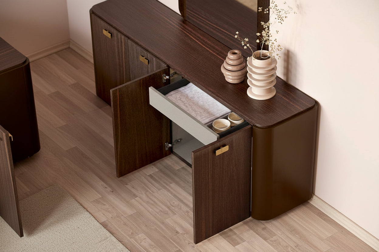 Appia 4-Door Buffet – Italian Modern Display Cabinet